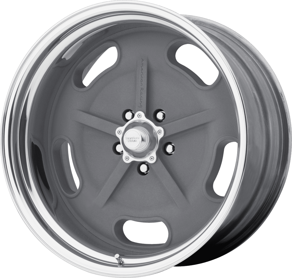 American Racing VN470 Salt Flat 17X8 5X120 Mag Gray Center/Polished Barrel