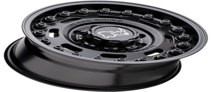 Black Rhino Axle 17X9.5 6X139.7 Matte Black