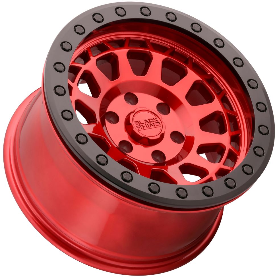 Black Rhino Primm 17X8.5 5X127 Candy Red W/Black Ring
