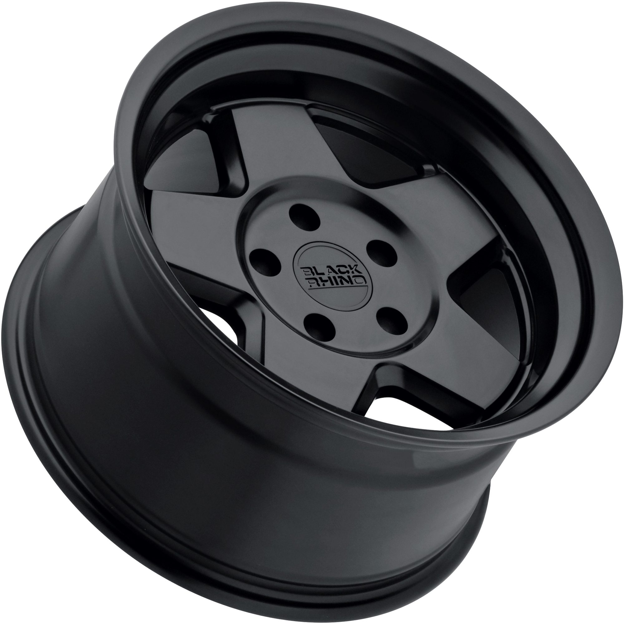Black Rhino Realm 16X8 5X165.1 Semi Gloss Black