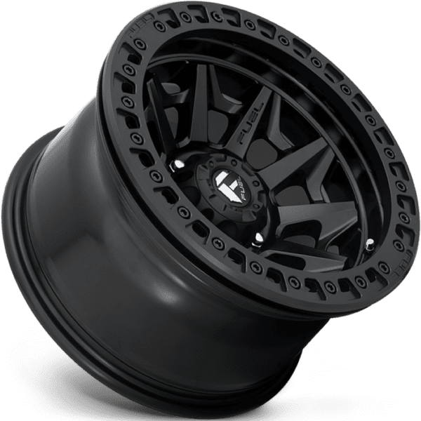 Fuel D114 Covert 17X9 5X127 Matte Black W/ Matte Black Ring