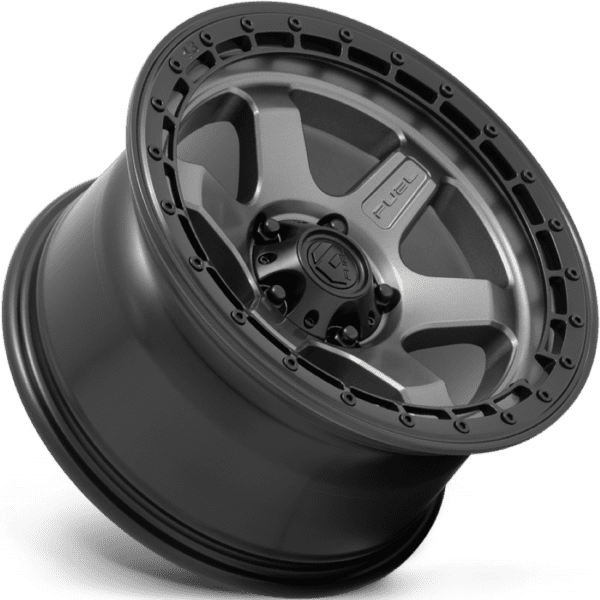 Fuel D752 Block 17X9 6X139.7 Matte Anthracite With Black Ring