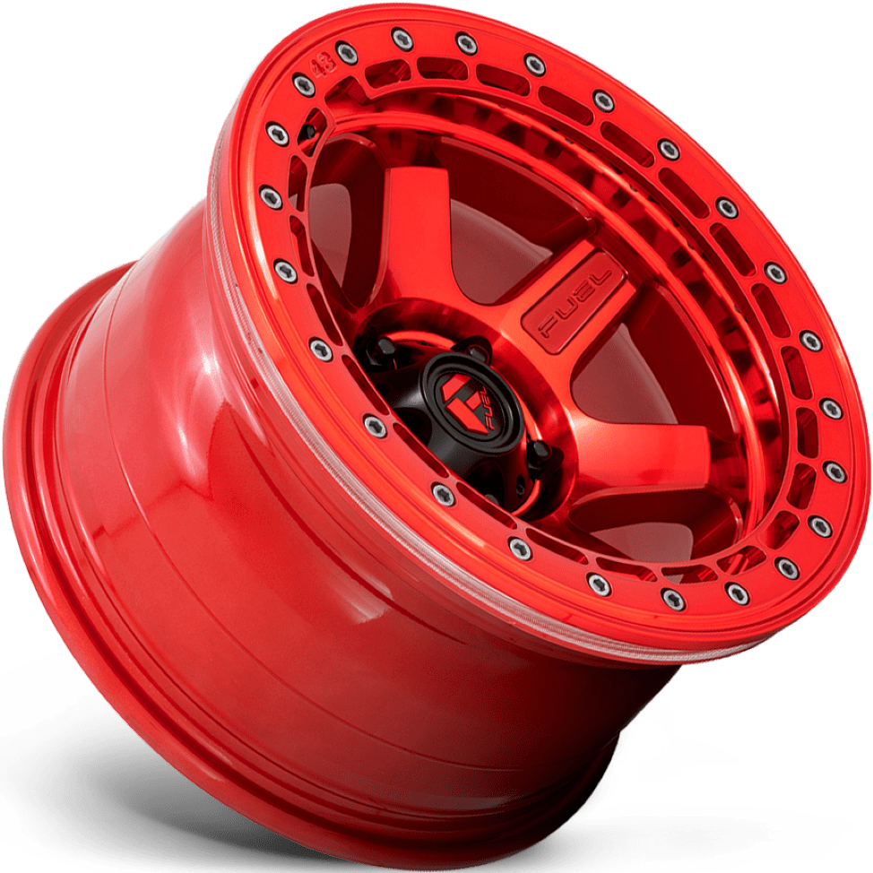 Fuel D123 Block Beadlock 17X9 5X127 Candy Red