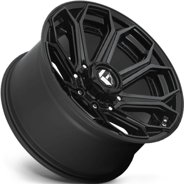 Fuel D704 Siege 20X9 6X139.7 Gloss Black Machined Double Dark Tint