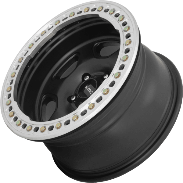 KMC Wheels KM233 Hex 17X9 5X127 Satin Black