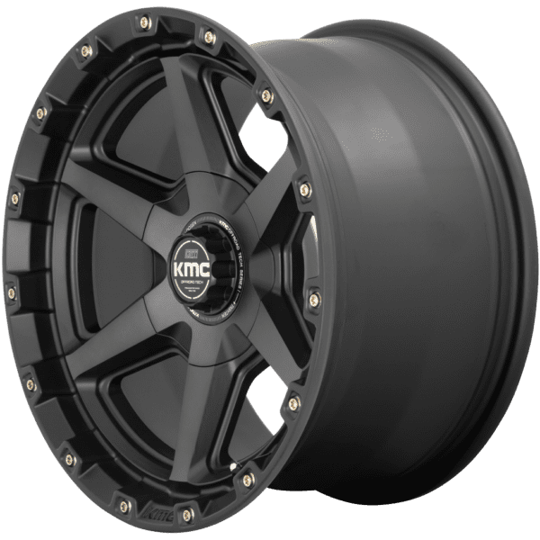 KMC Wheels KM101 Tempo 17X9 6X135 / 6X139.7 Off-Set 0 Satin Black