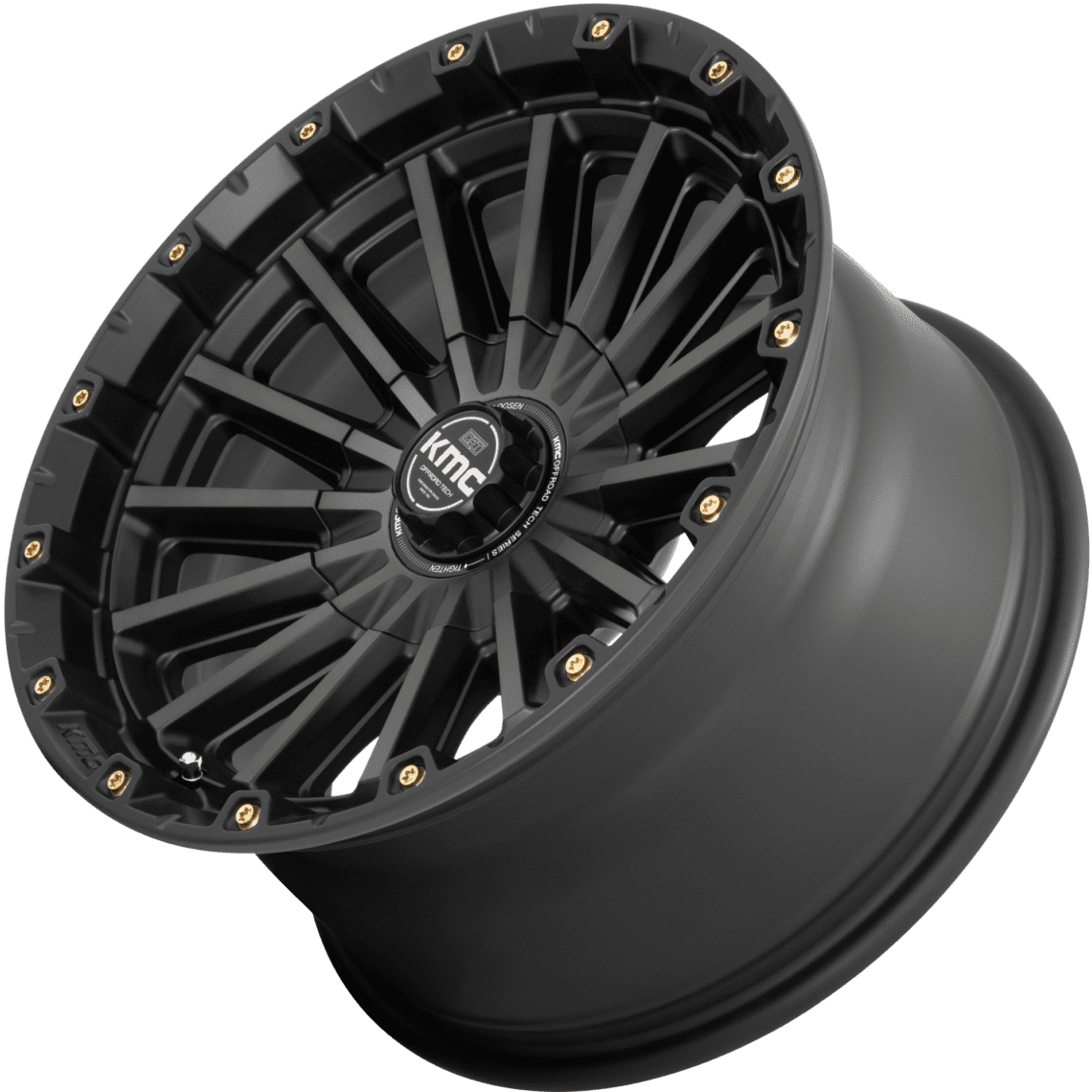 KMC Wheels KM102 Signal 17X9 6X135 / 6X139.7 Off-Set 0 Satin Black