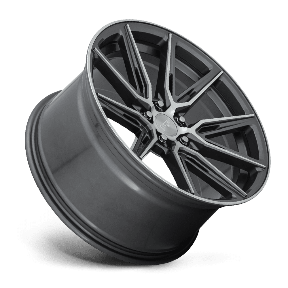 Niche M220 Gemello 20X9 5X115 Gloss Anthracite And Machined