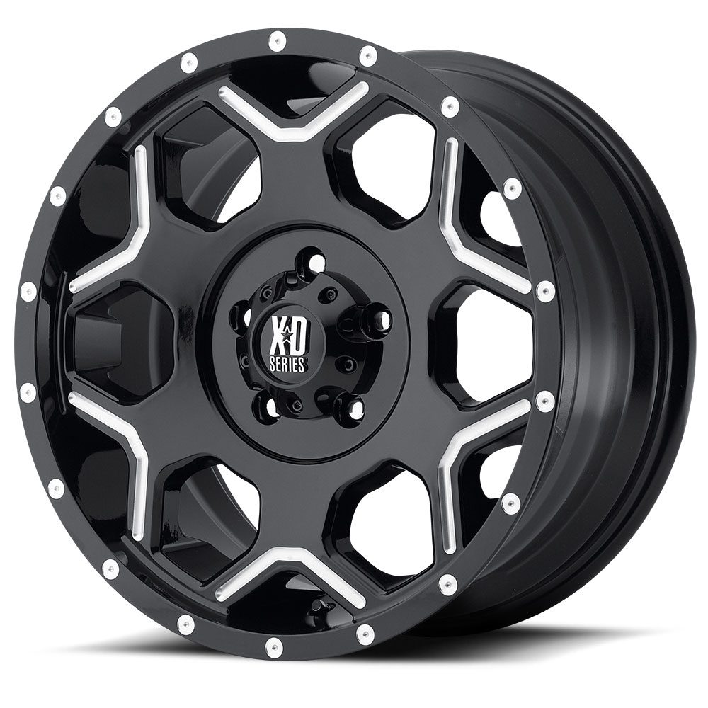 XD WHEELS XD812 Crux 20X9 8X180 Gloss Black Milled