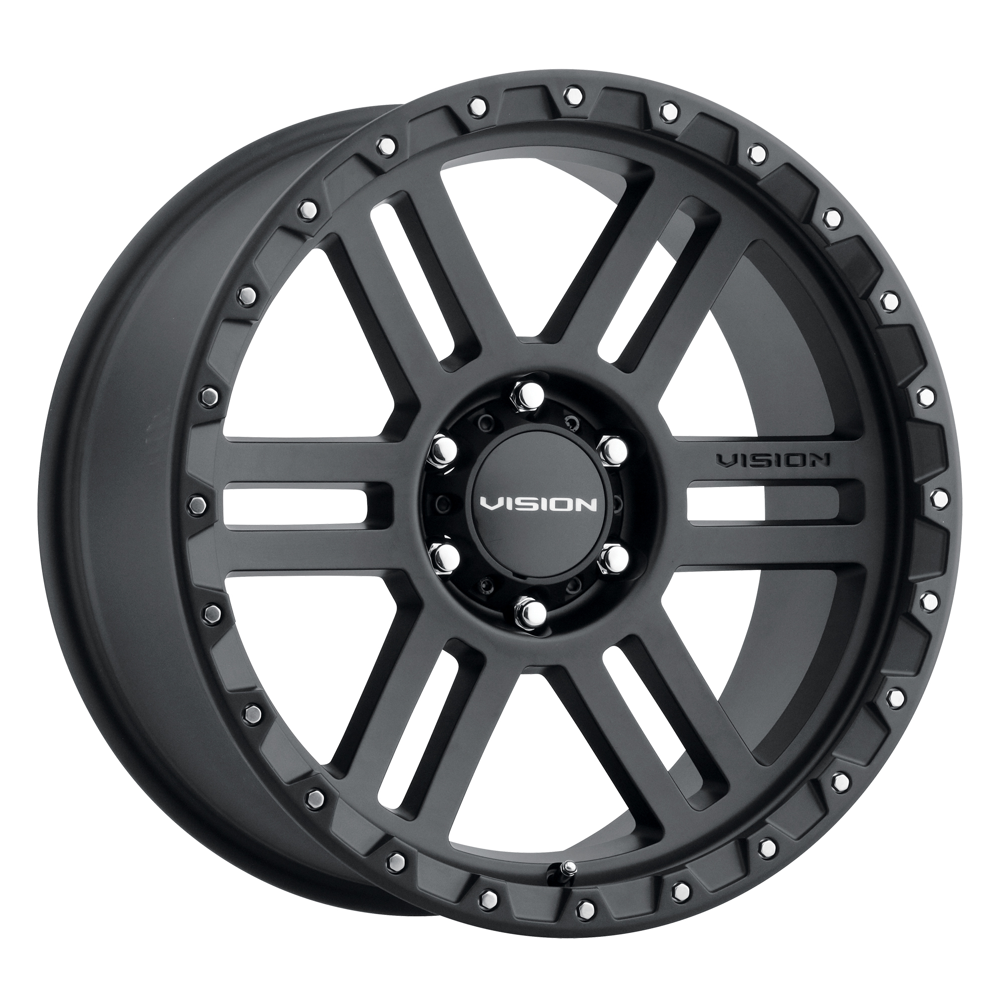 Vision Manx 2 17X9 5X127 Satin Black