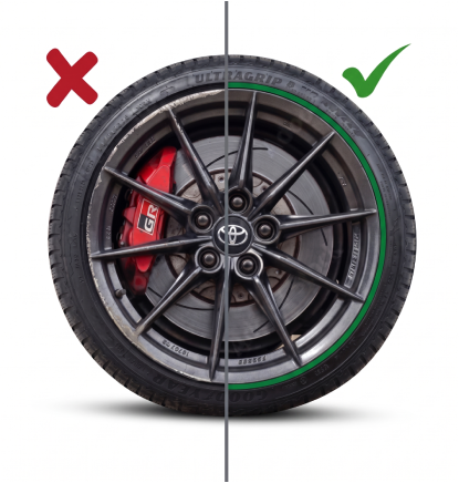 AlloyGator Wheel Protection - Before and After