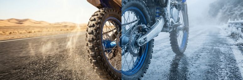 Summer vs Winter Motorcycle Tyres: Differences, Performance & Which One You Really Need