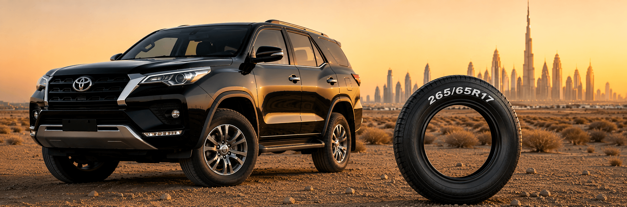 Best 265/65R17 Tyres for Toyota Fortuner in UAE (2026 Guide)