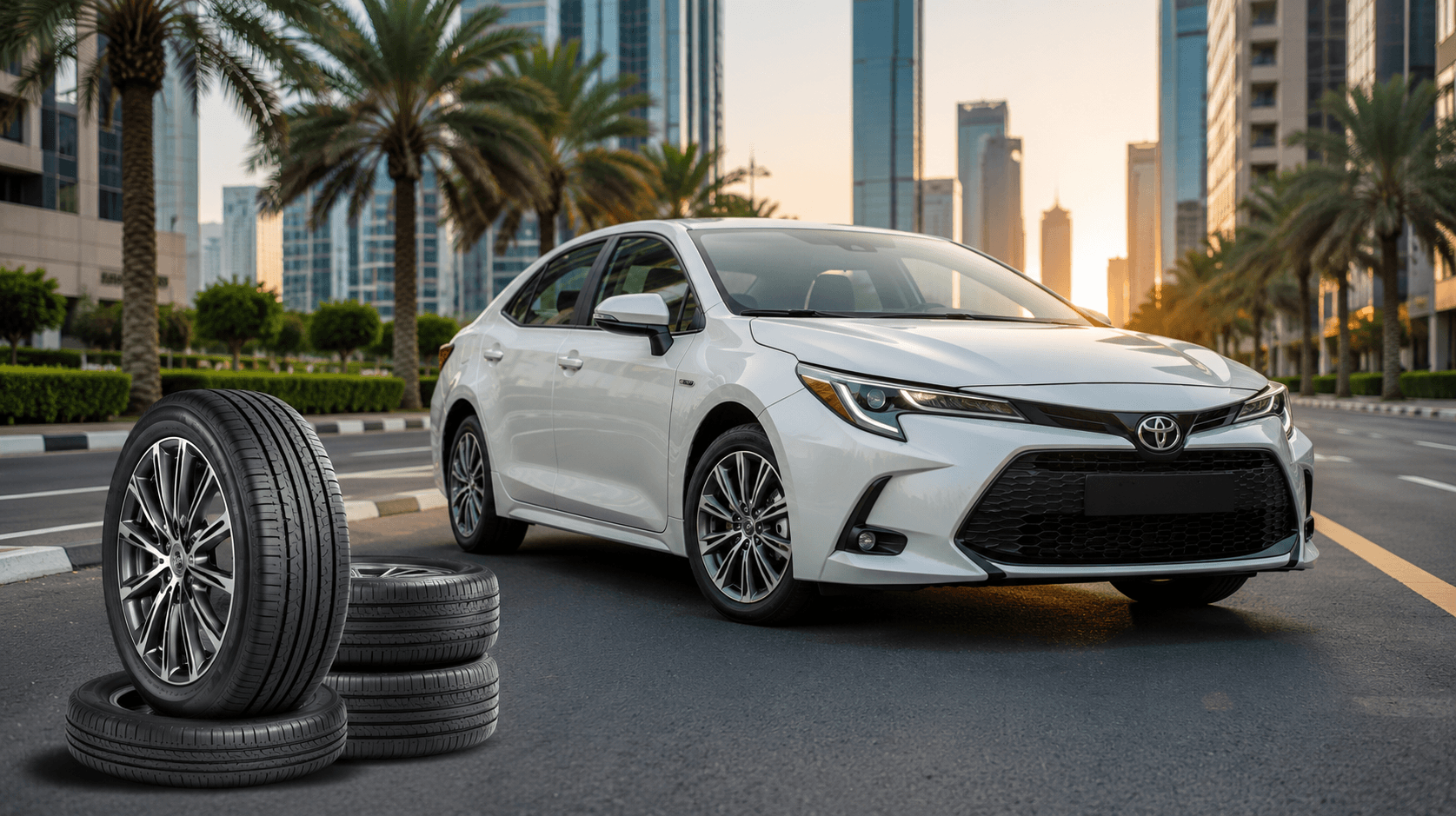 Best Tyres for Toyota Corolla in UAE: Value, Comfort, and Long Life on City Roads