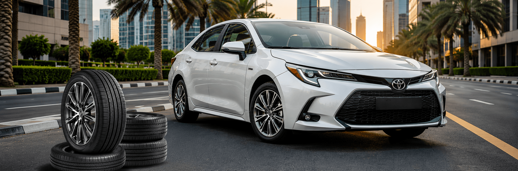 Best Tyres for Toyota Corolla in UAE: Value, Comfort, and Long Life on City Roads