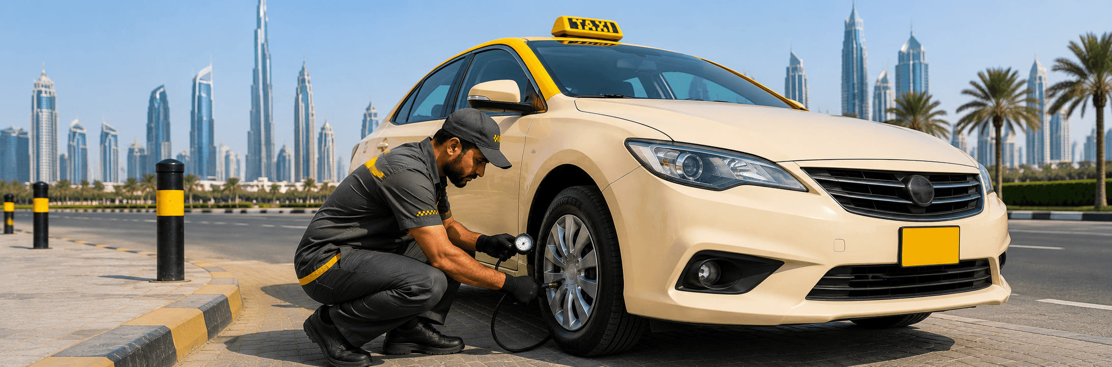 Tyre Care for Dubai Taxi Drivers How to Make Every Set of Tyres Last as Long as Possible
