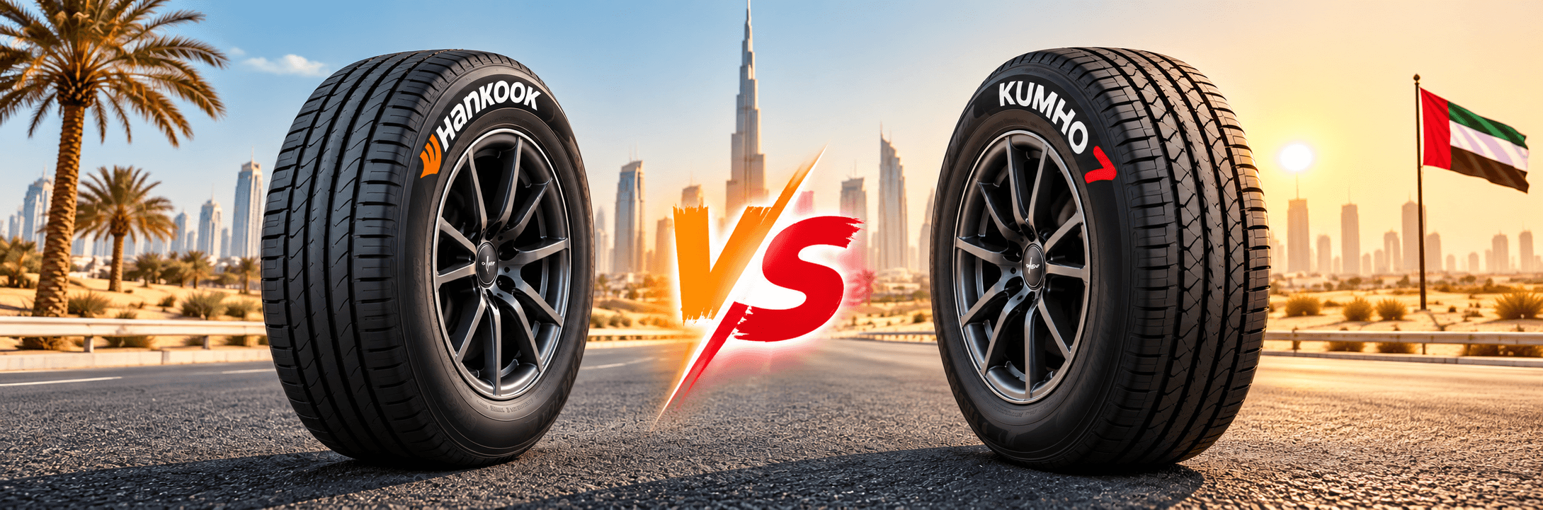 Hankook Vs Kumho Tyres Online: Korean Tyres Compared For UAE Heat