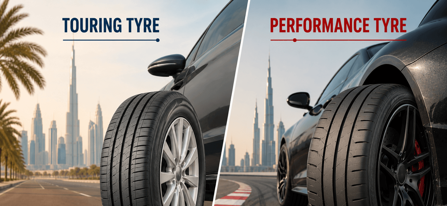 Touring vs Performance Tyres – Which Suits Dubai Drivers